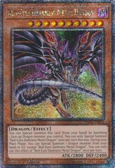 Red-Eyes Darkness Metal Dragon (Alternate Art) - RA04-EN003 - Quarter Century Secret Rare - 1st Edition